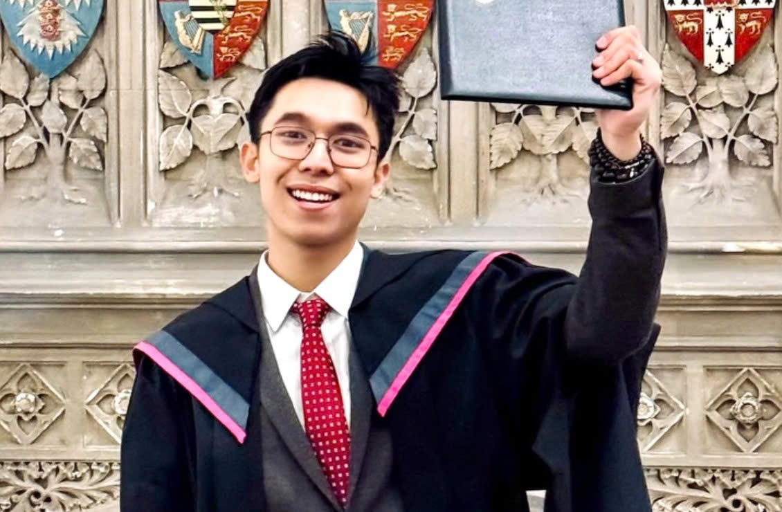 Chang trai 27 tuoi tot nghiep thac si xuat sac tai Anh hinh anh