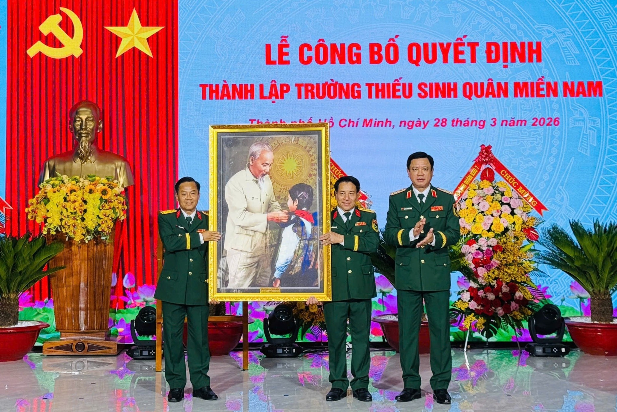 Thanh lap truong Thieu sinh quan mien Nam o TP.HCM hinh anh