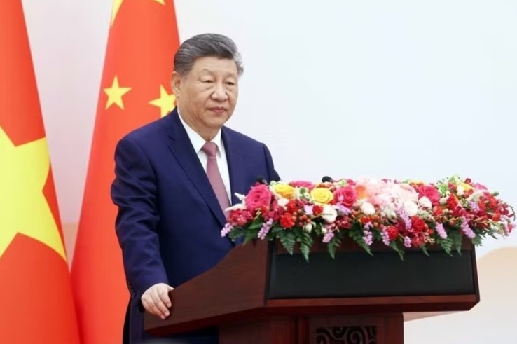 Hoc sinh truong chuyen o Ha Noi duoc ong Tap Can Binh khen ngoi hinh anh