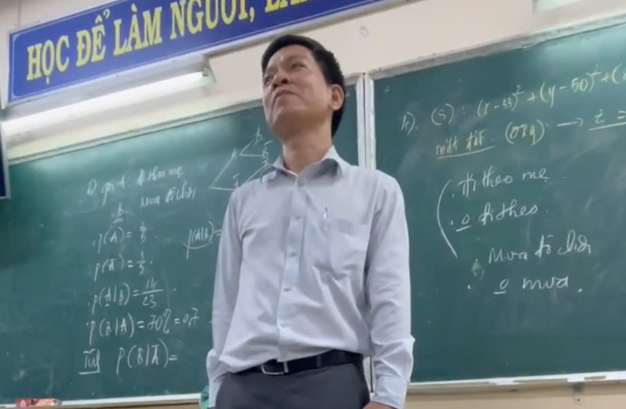 Cau noi cua thay giao trong buoi hoc cuoi khien hoc sinh nghen ngao hinh anh