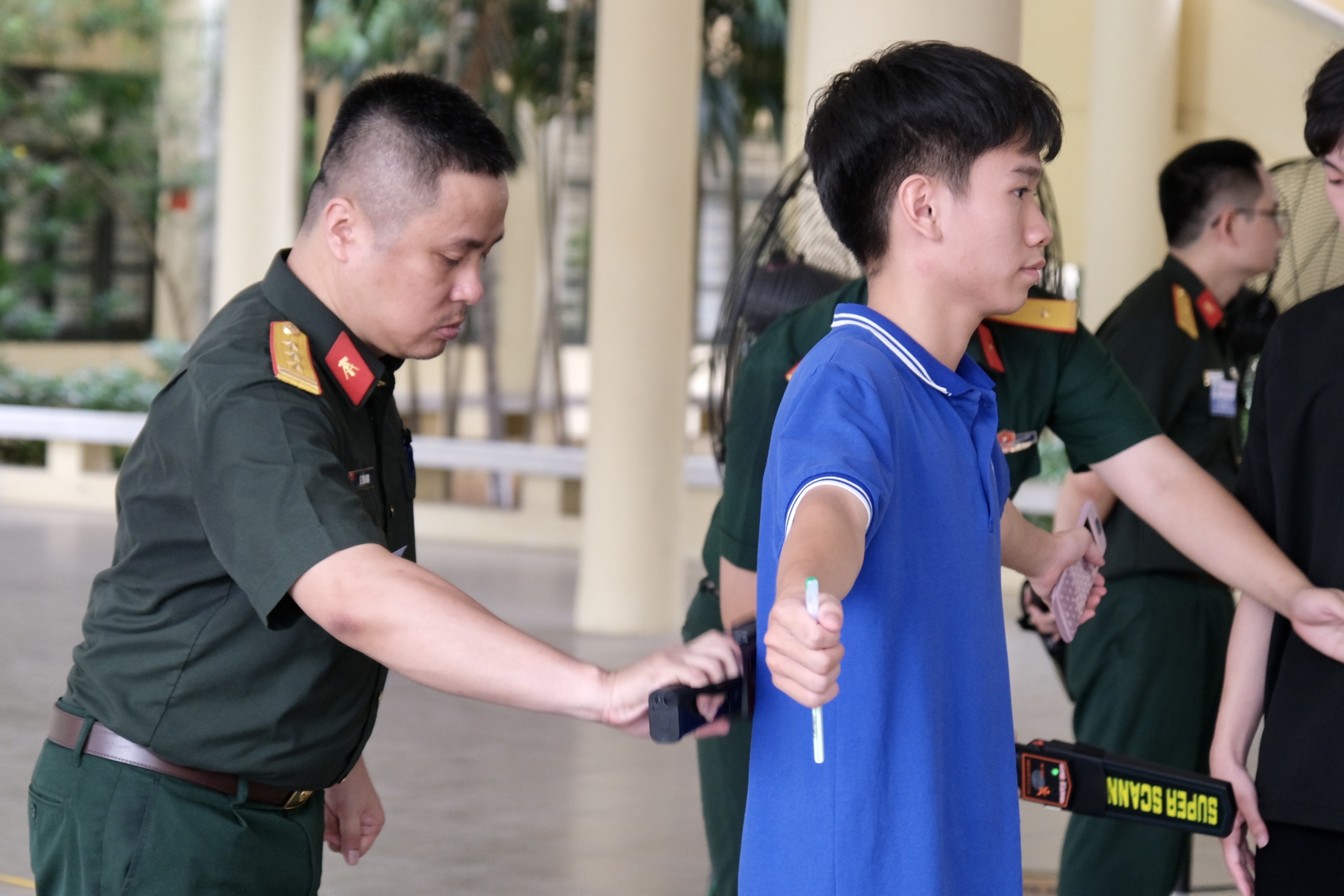 An ninh nghiem ngat tai ky thi danh gia nang luc vao truong quan doi hinh anh