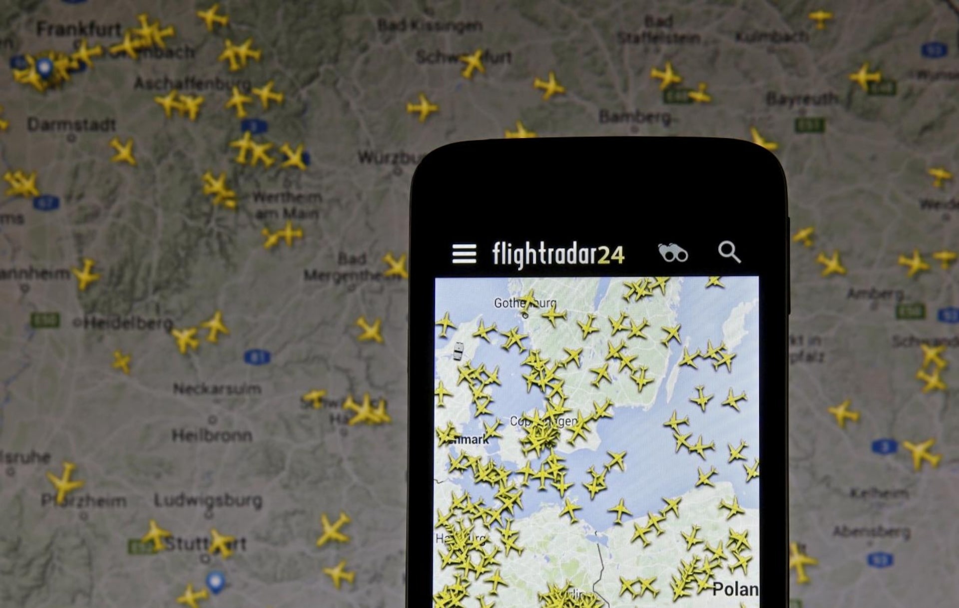 Flightradar24 anh 2