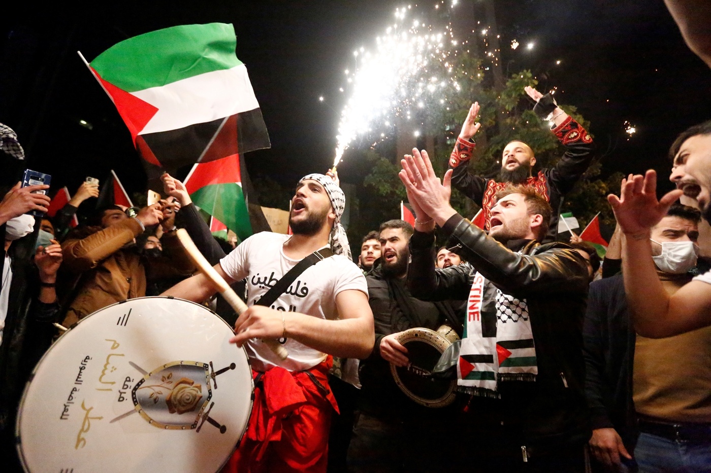 bieu tinh Palestine anh 8