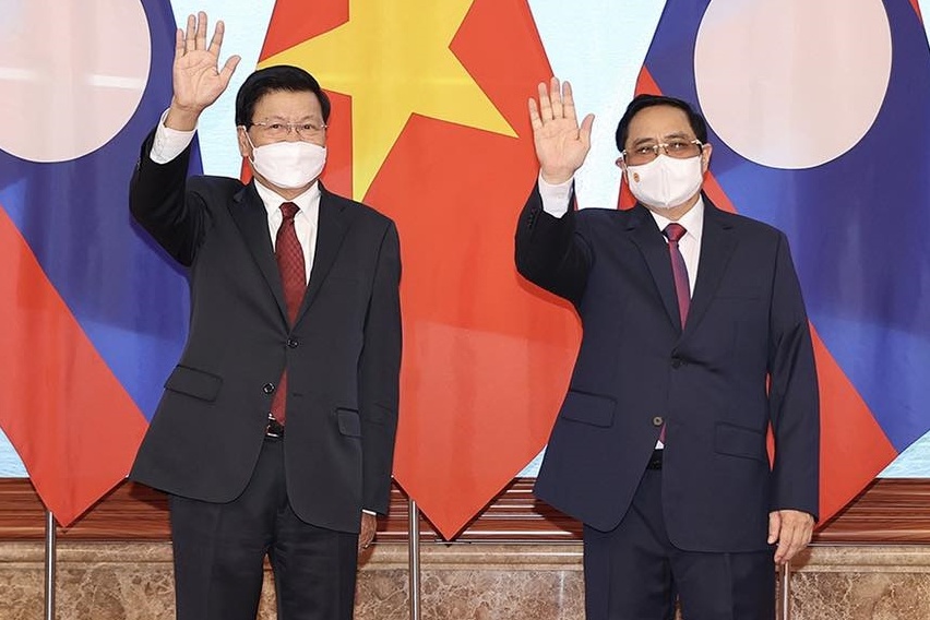 Viet Nam va Lao nhat tri xuc tien du an cao toc Ha Noi - Vientiane hinh anh