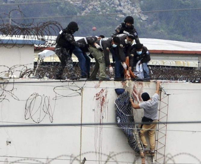 Hon chien bang dang tham khoc trong nha tu lon nhat Ecuador hinh anh