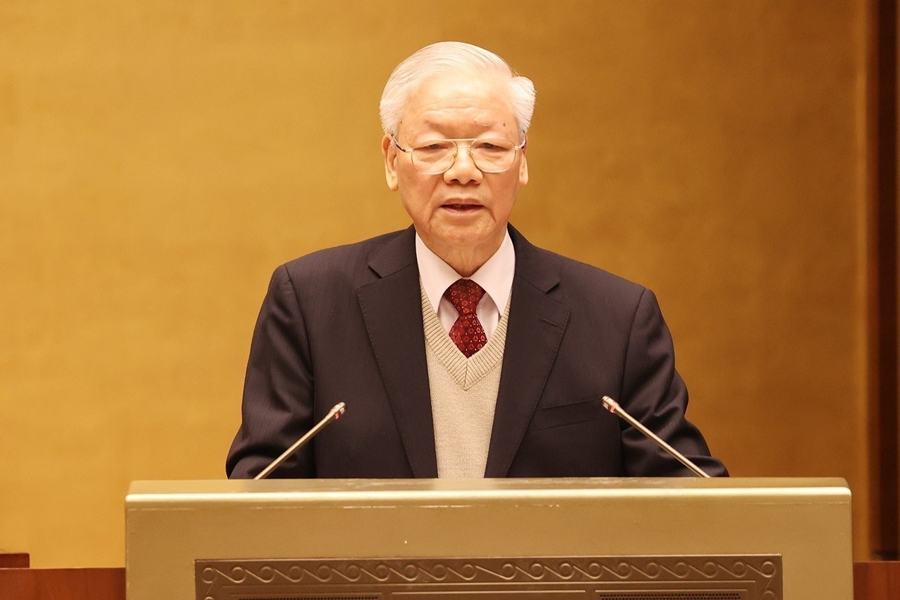 Tong bi thu: Xay dung truong phai ngoai giao 'cay tre Viet Nam' hinh anh