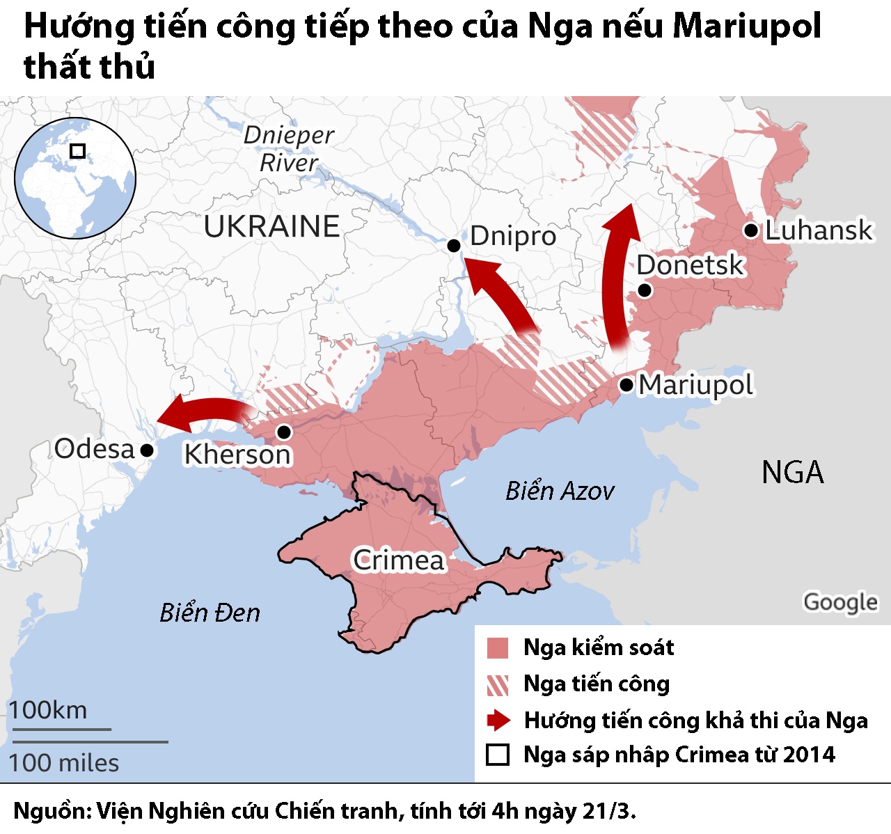 Nga danh Mariupol anh 1