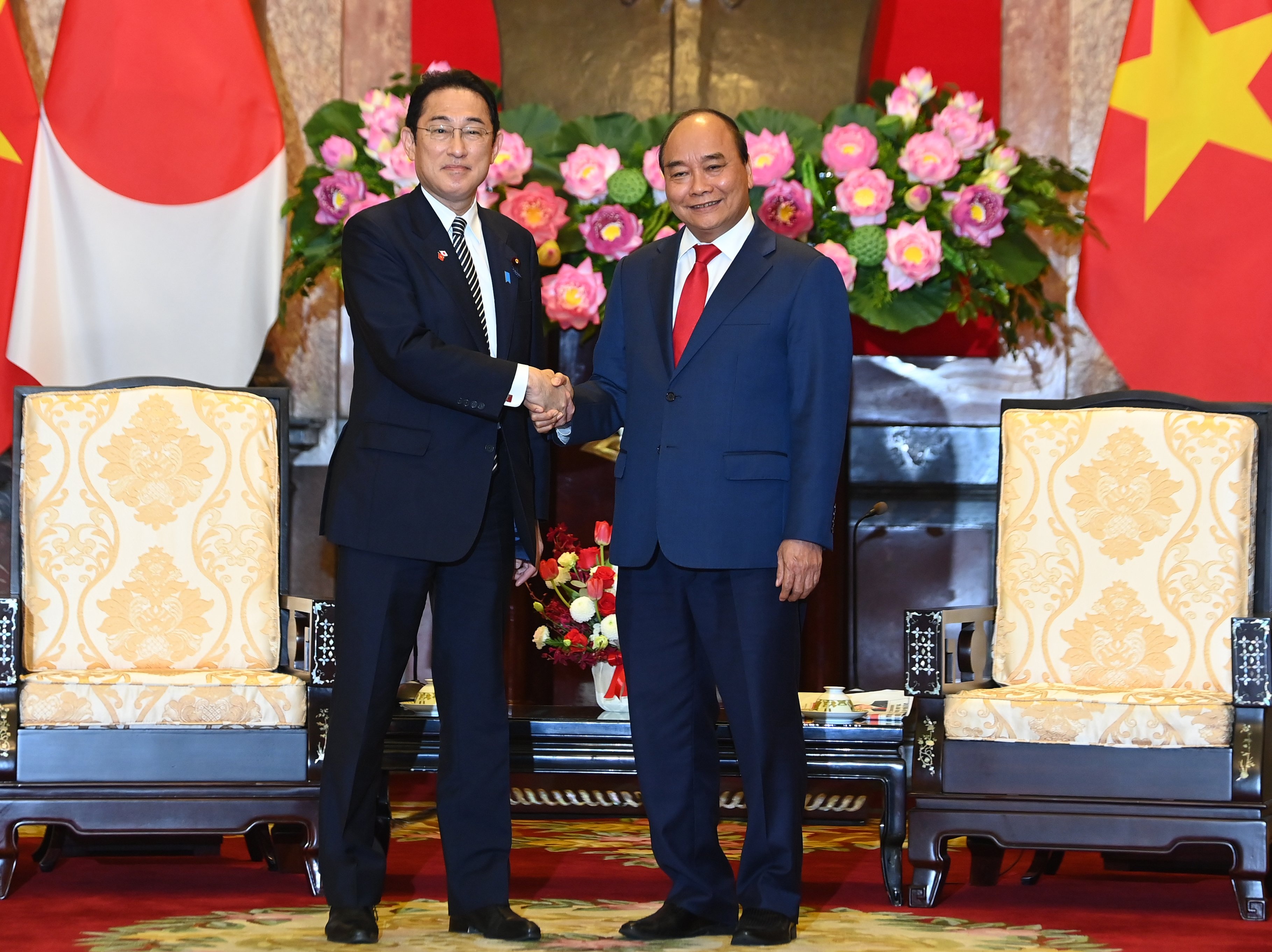 Thu tuong Nhat Ban chao chu tich nuoc anh 1