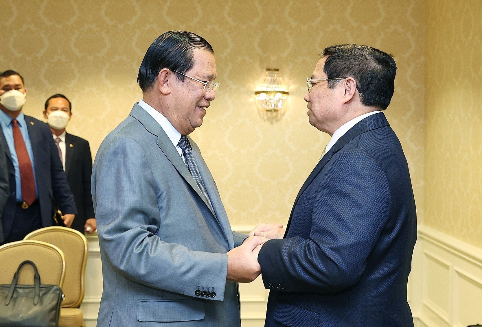 thu tuong pham minh chinh gap thu tuong hun sen anh 1