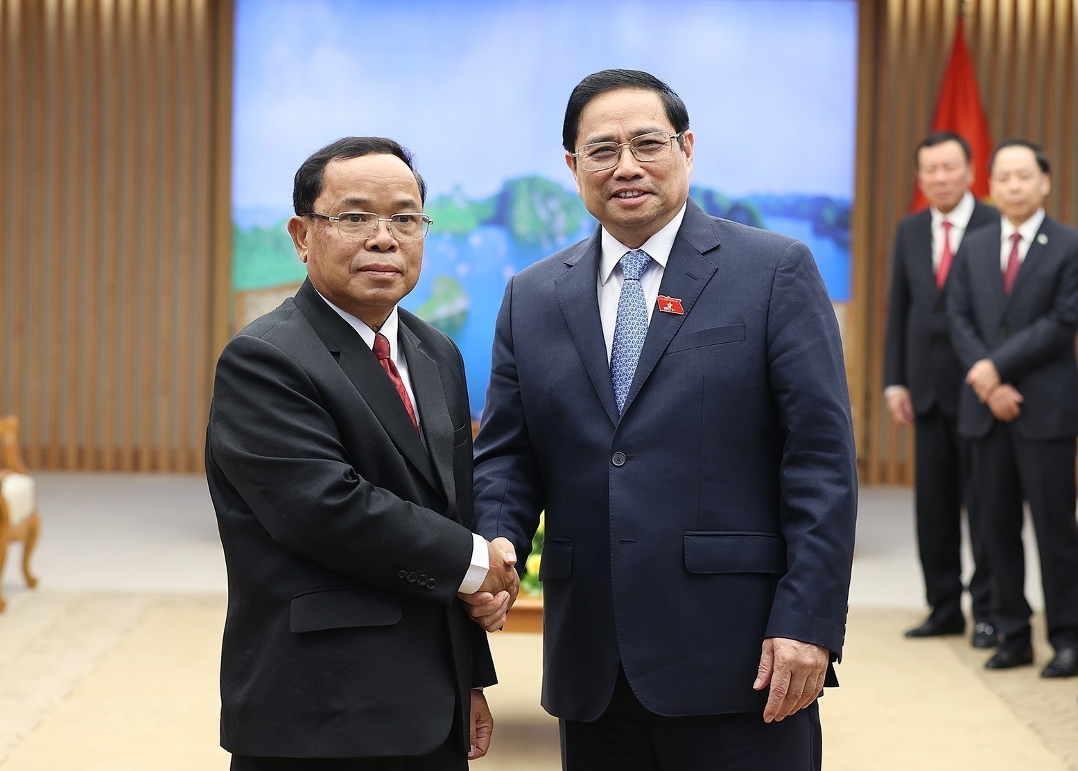 Thu tuong: Quan he Viet - Lao khong ngung duoc vun dap va phat trien hinh anh