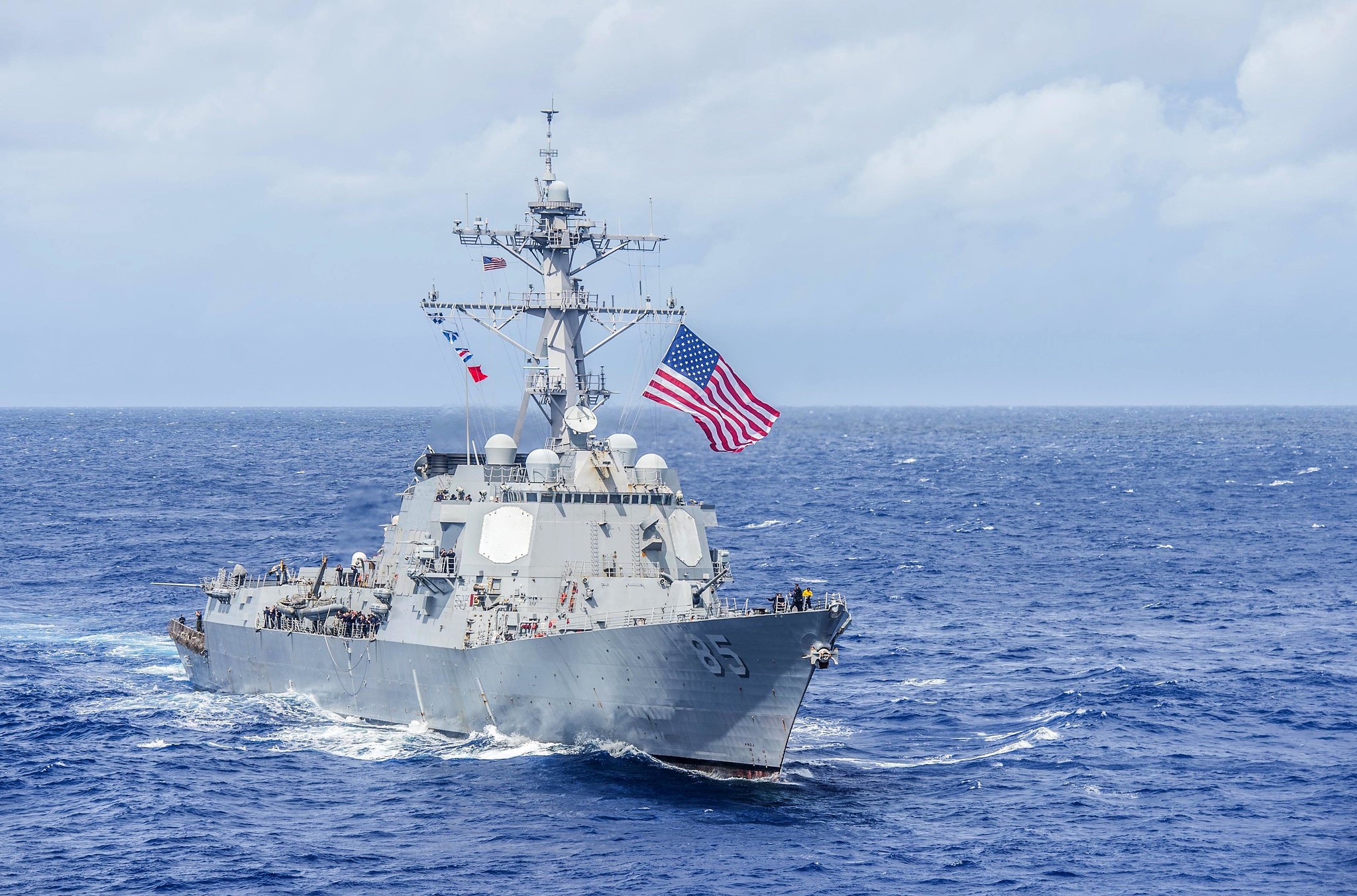 Quan chuc quan su Trung Quoc canh bao My ve eo bien Dai Loan hinh anh