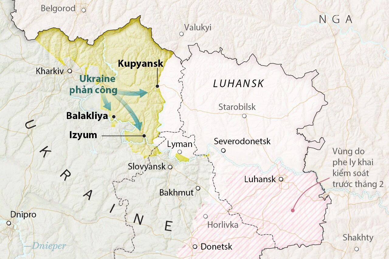 Hai ban do the hien cuoc phan cong bat ngo cua Ukraine hinh anh