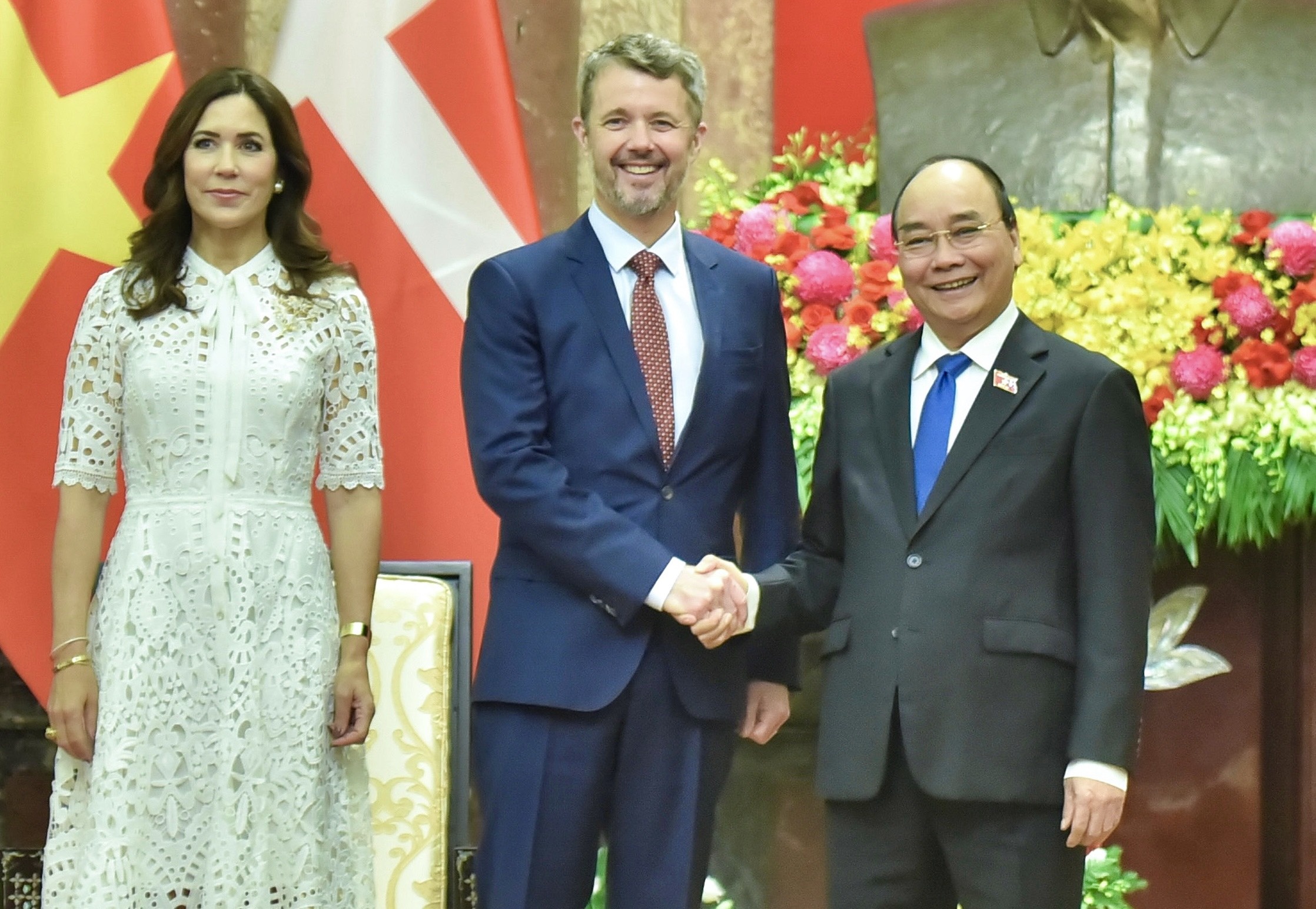 Chu tich nuoc Nguyen Xuan Phuc tiep Thai tu ke vi Dan Mach Frederik hinh anh
