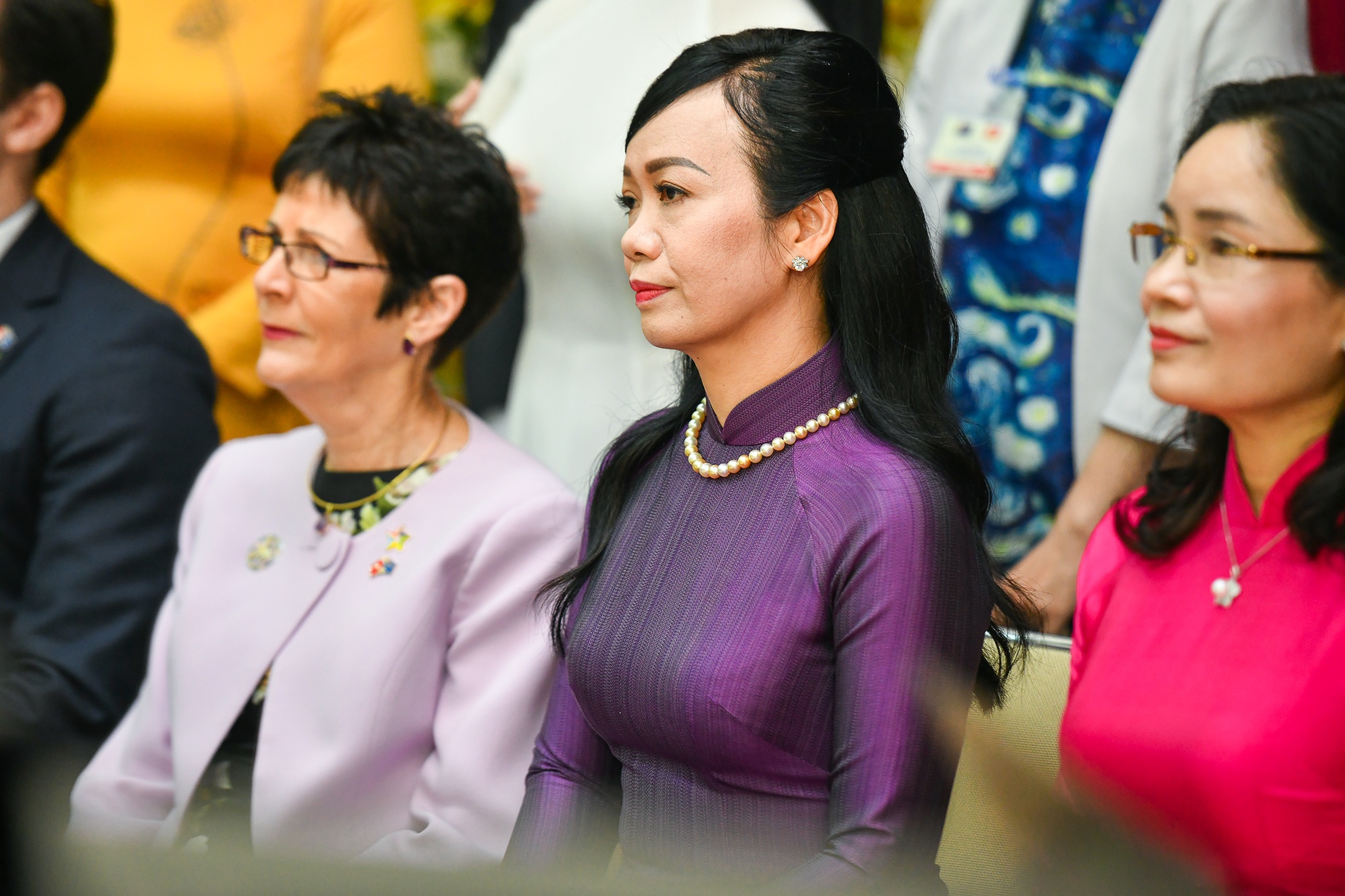 Phu nhan toan quyen Australia tham Hoc vien Am nhac Quoc gia hinh anh