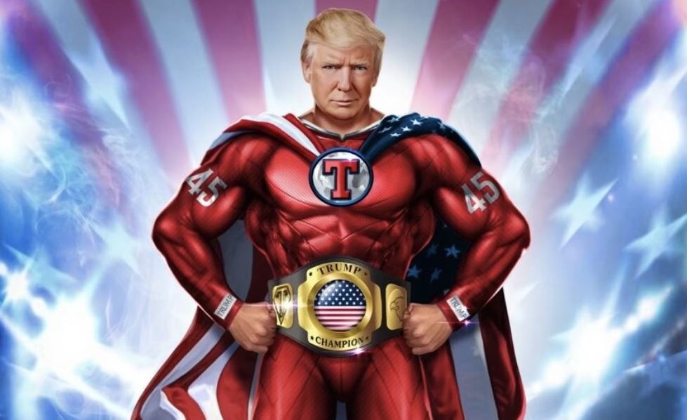 Ong Biden che gieu ong Trump hinh anh