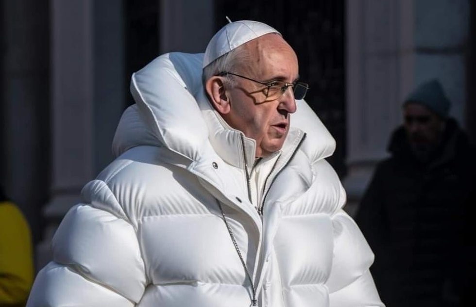 He qua thoi trang tu buc anh deepfake ve Giao hoang Francis hinh anh