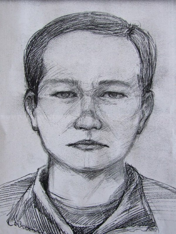 Chân dung nghi phạm vụ nổ, họa sĩ vẽ dựa trên lời kể của những nhân chứng quan trọng.