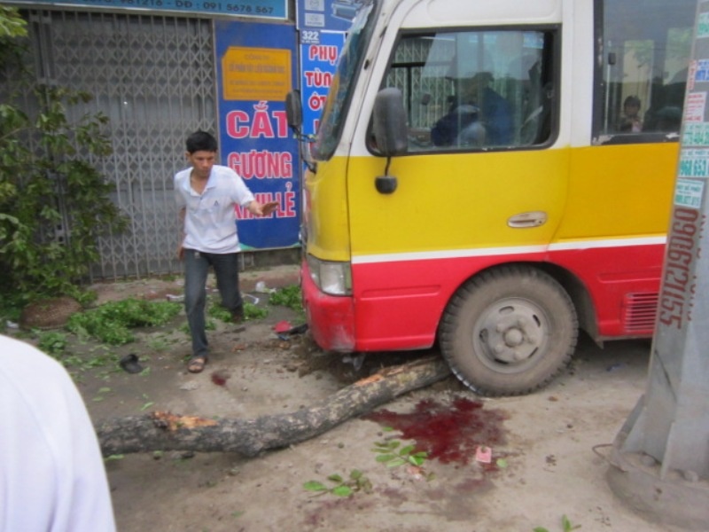 Theo nhiều nhân chứng, trước lúc gây tai nạn, chiếc xe buýt trên chạy rất ẩu. “Nếu không bị cản bởi một gốc cây, chiếc xe này đã lao vào nhà dân rồi”, một nhân chứng cho hay.