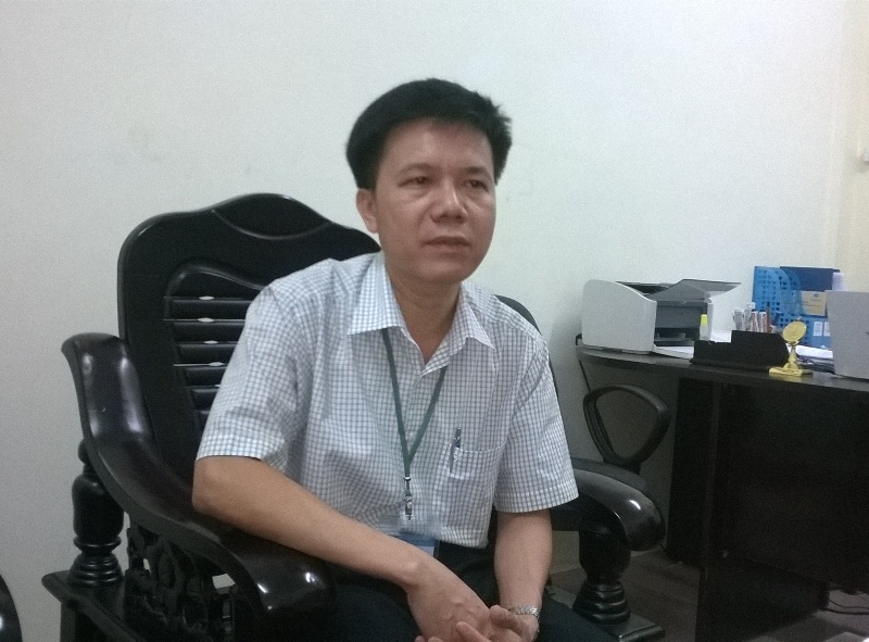 Ông Đỗ Thái Hòa, Chi cục trưởng Chi cục Vệ sinh An toàn thực phẩm Thanh Hóa.