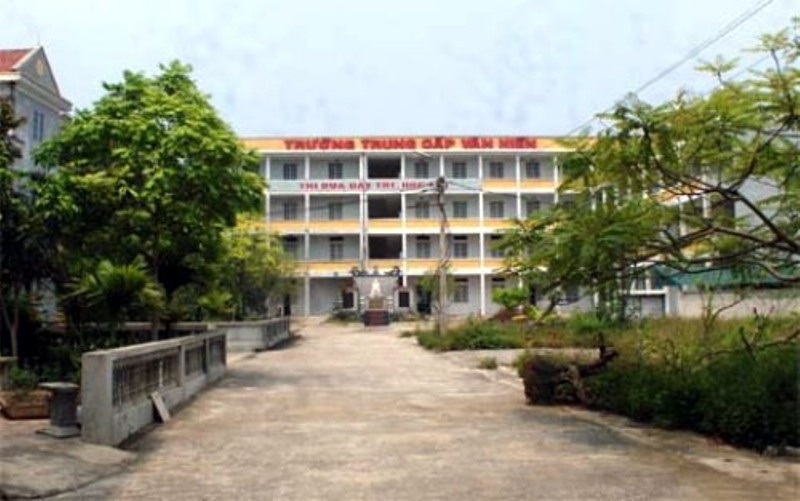 Trường trung cấp Y dược Văn Hiến, nơi ông Tâm từng công tác và dính nghi án trốn thuế.