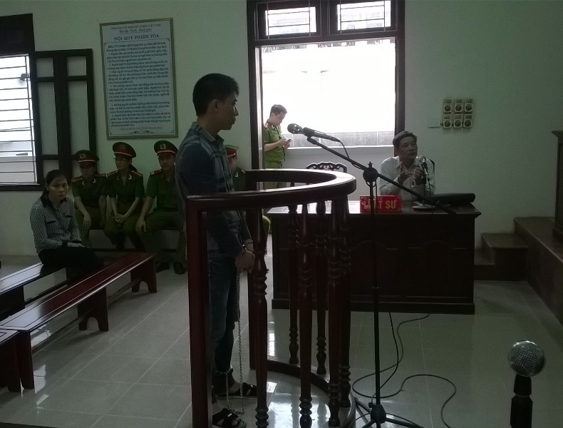 Bị cáo Phương tại phiên tòa phúc thẩm chiều 8/9.