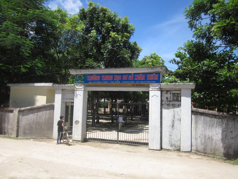 Ngôi trường nơi xảy ra sự việc. Ảnh: Duy Cảnh