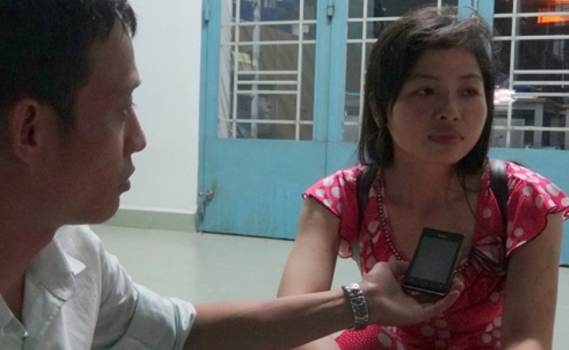 Chị Quanh kể lại sự việc