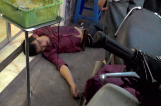 Hau qua cua viec say xin con chay xe may hinh anh