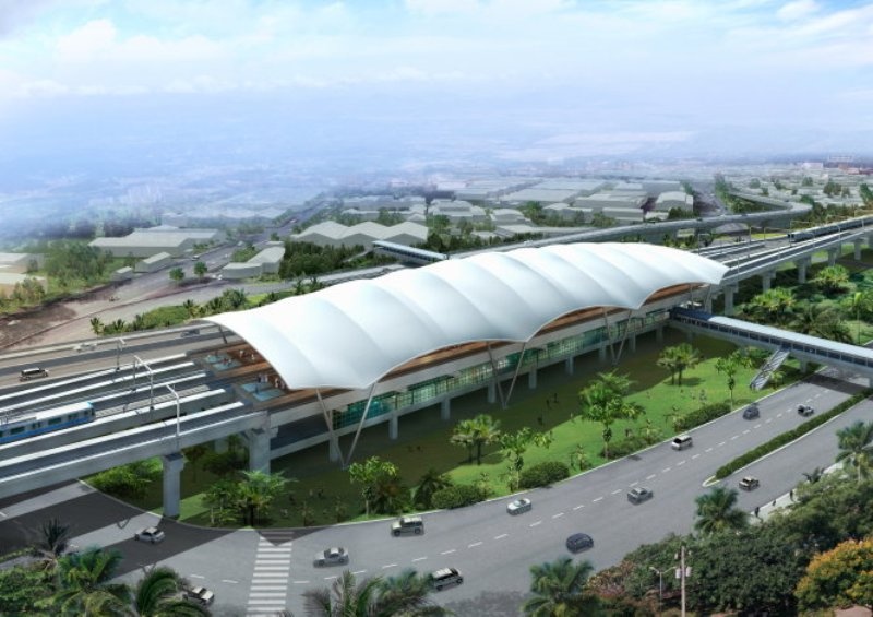 Bat dau thi cong ga metro Tan Cang hinh anh