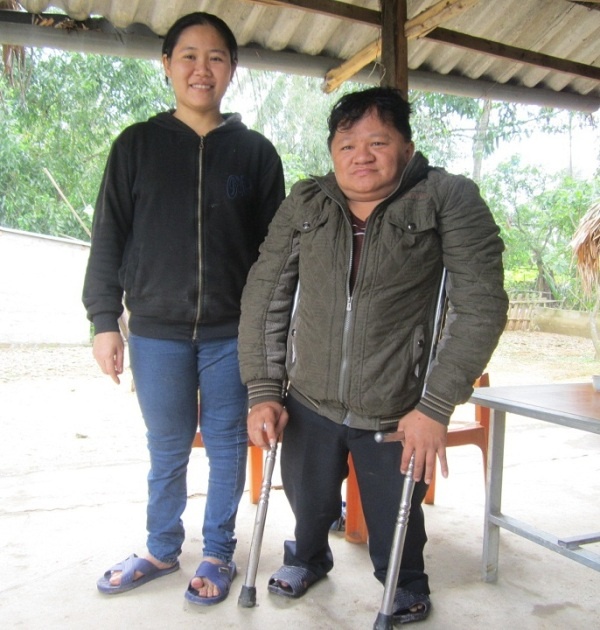 Vợ chồng anh Vũ, chị Hà