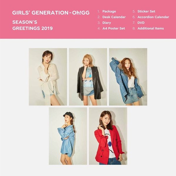 SNSD season greeting,  yoona,  SNSD 2019,  Sunny,  Taeyeon,  Yuri,  Hyoyeon anh 1