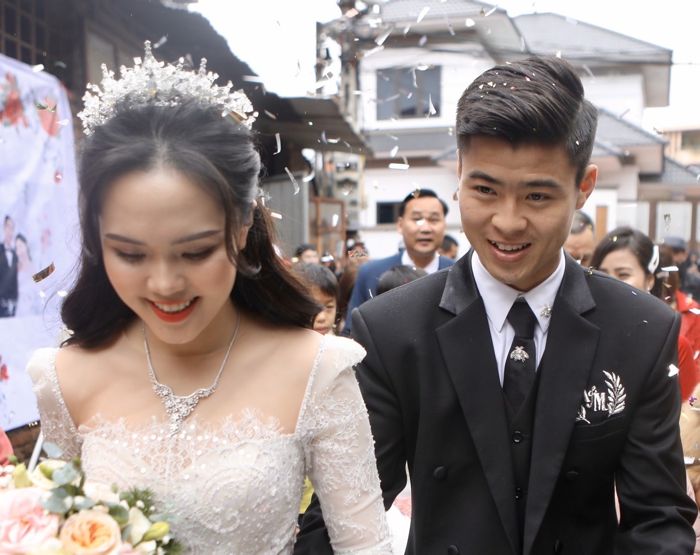 Quy dinh khong livestream o tiec cuoi Duy Manh hinh anh