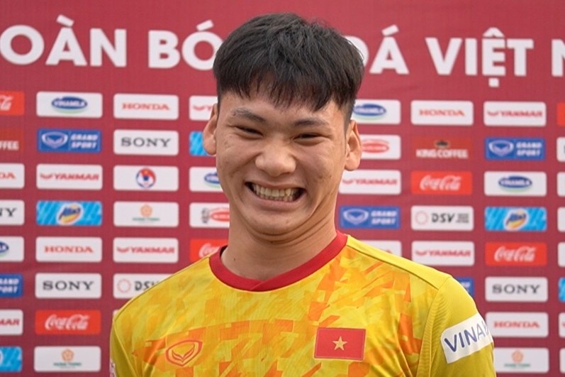 Thu mon U22 Viet Nam rut re trong lan dau tra loi phong van hinh anh