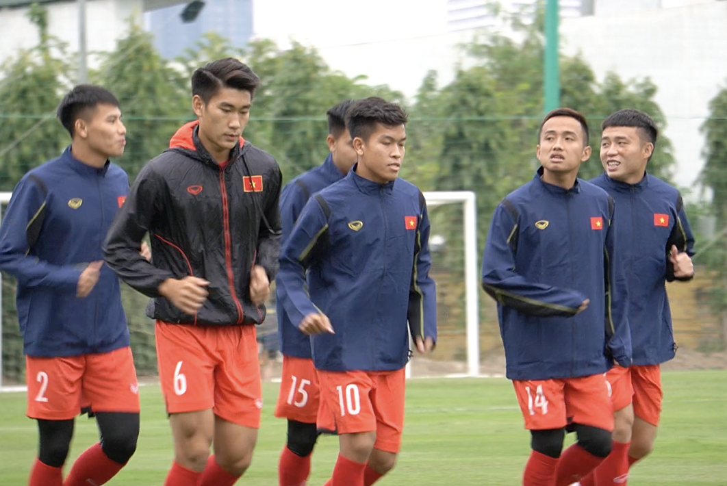 Doi U22 don du quan so truoc ngay dau tuyen Viet Nam hinh anh