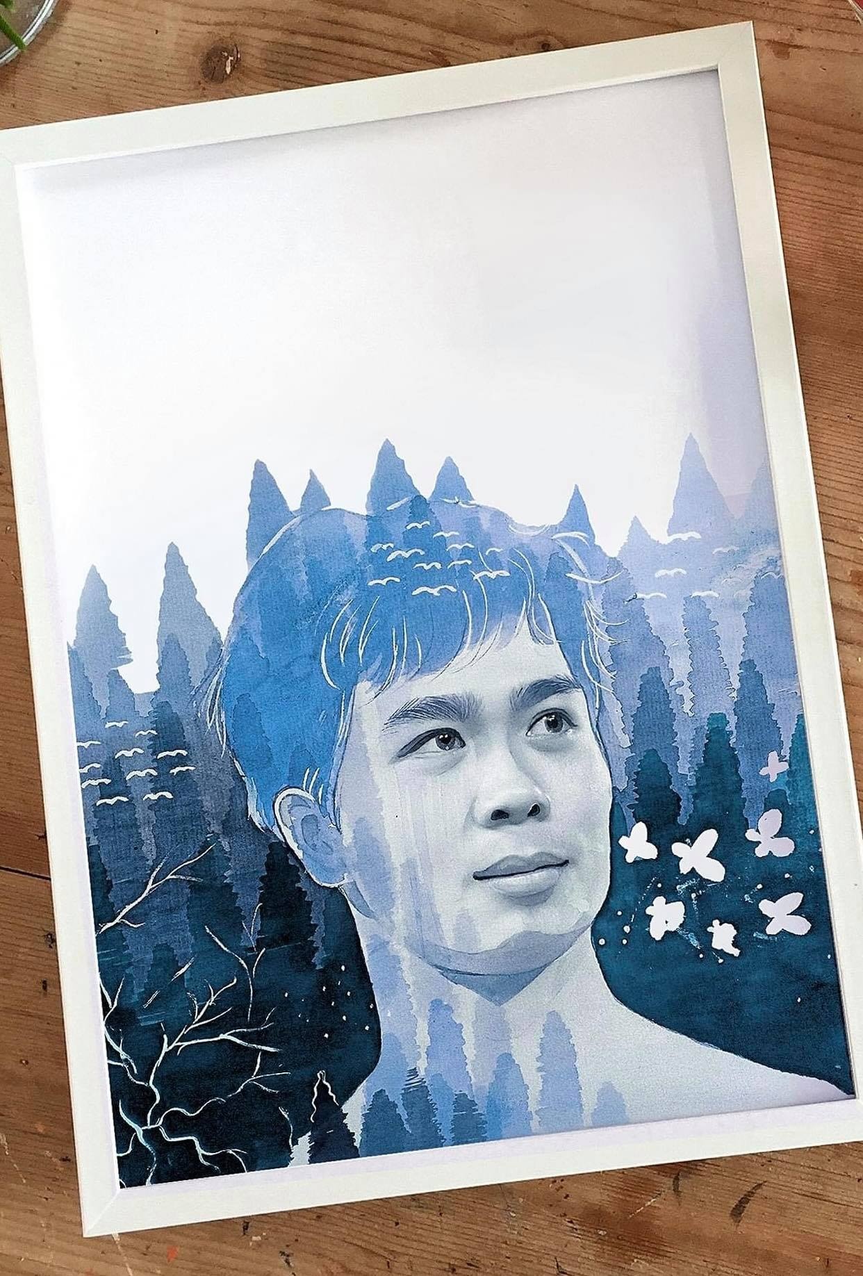 tranh ve doi tuyen viet nam anh 5