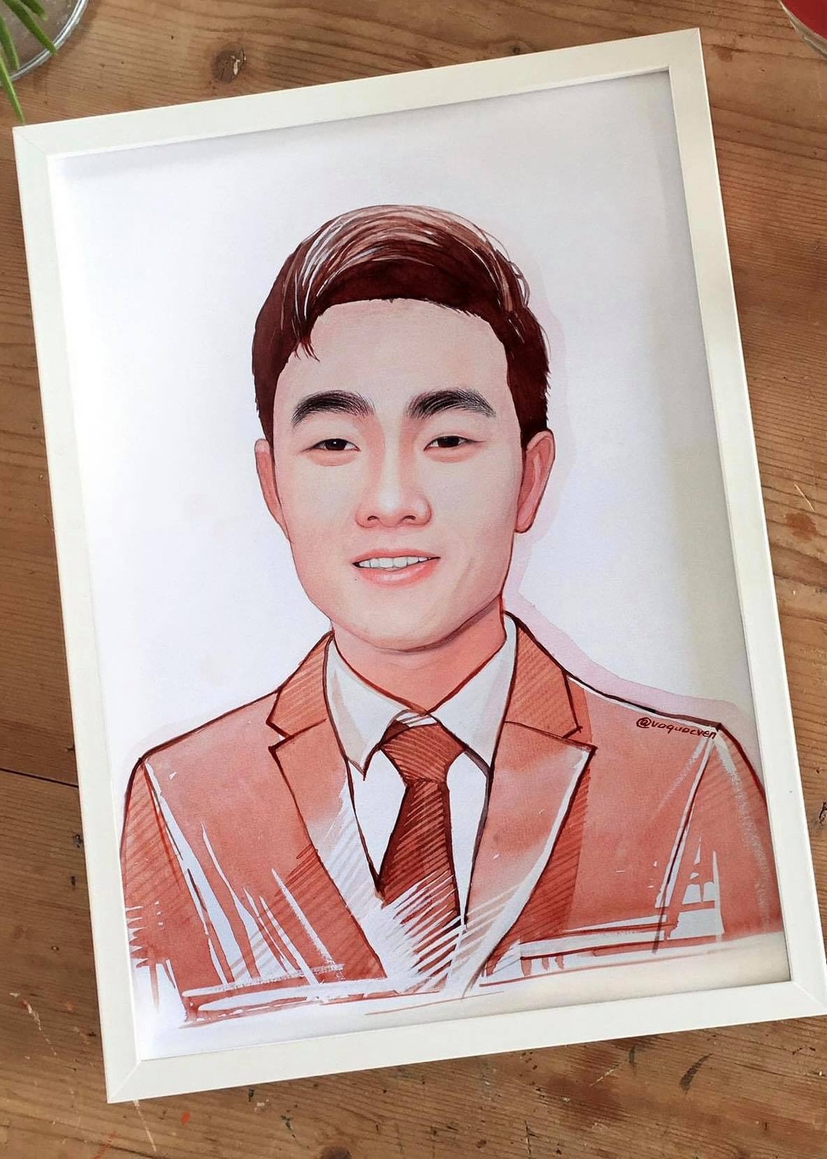 tranh ve doi tuyen viet nam anh 3