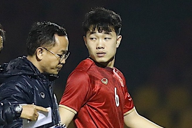 Tuyen Viet Nam dau tran cuoi voi U22 truoc khi di UAE hinh anh