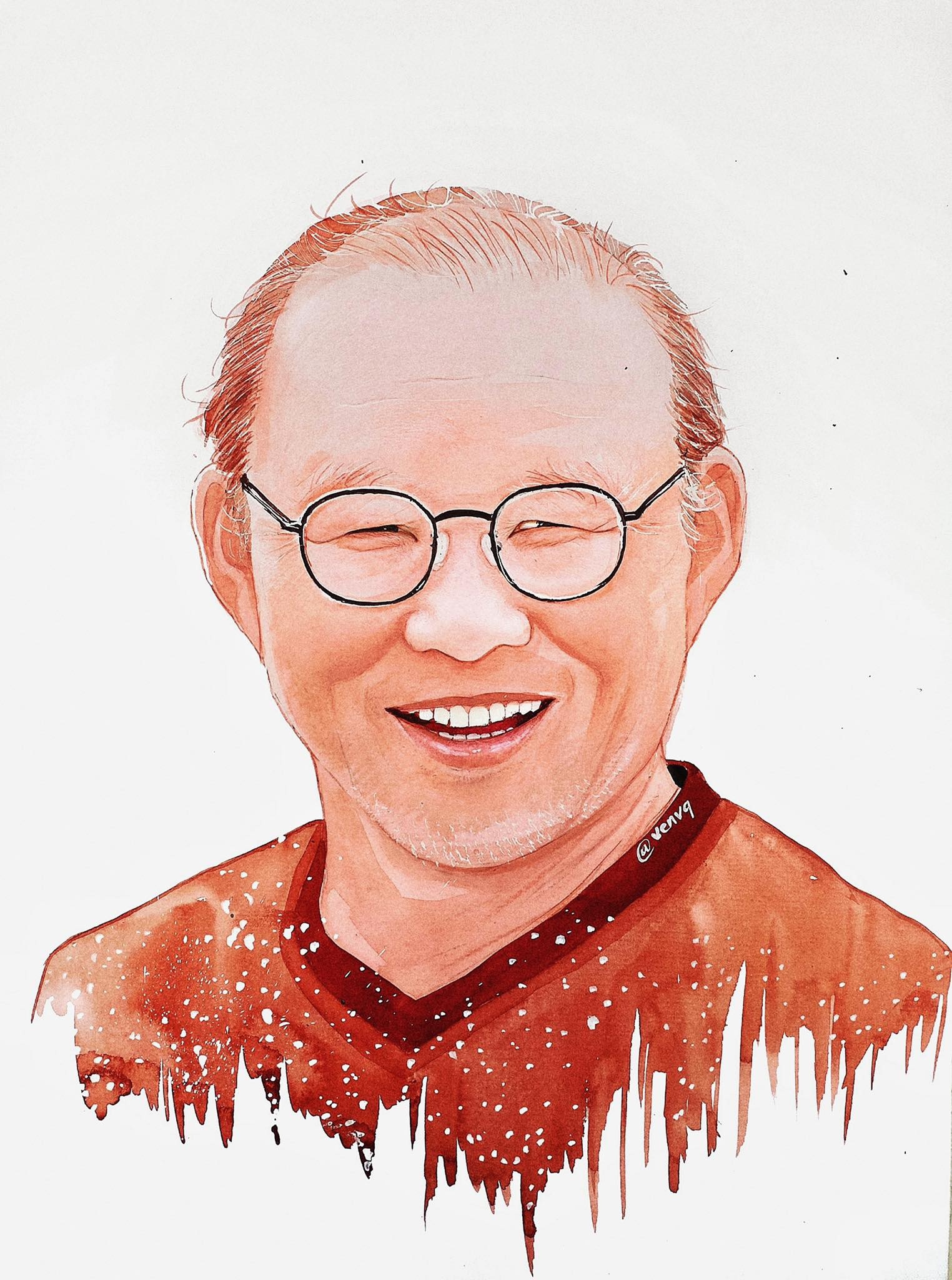 tranh ve doi tuyen viet nam anh 1