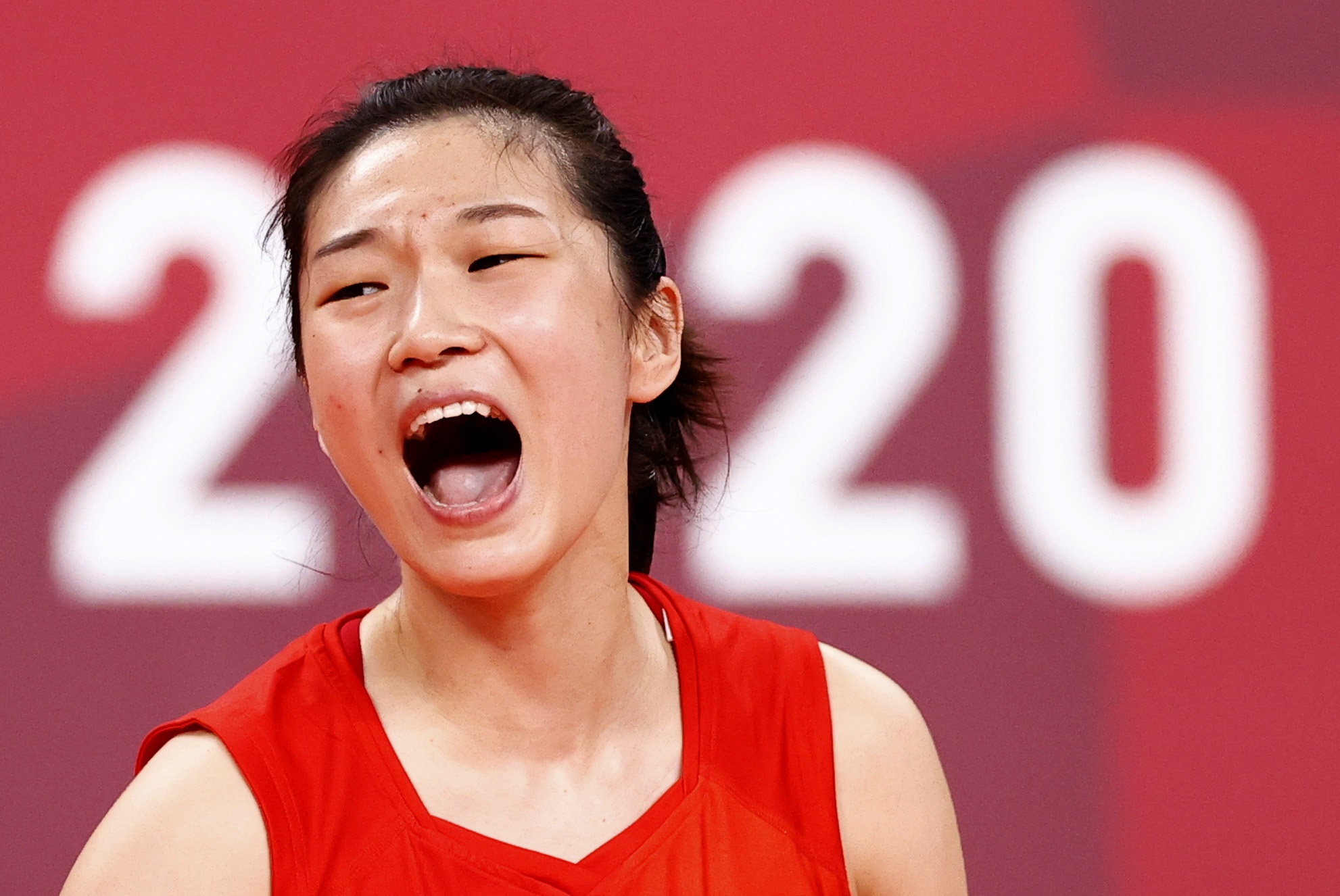 Tuyen bong chuyen nu Trung Quoc co nguy co bi loai khoi Olympic hinh anh