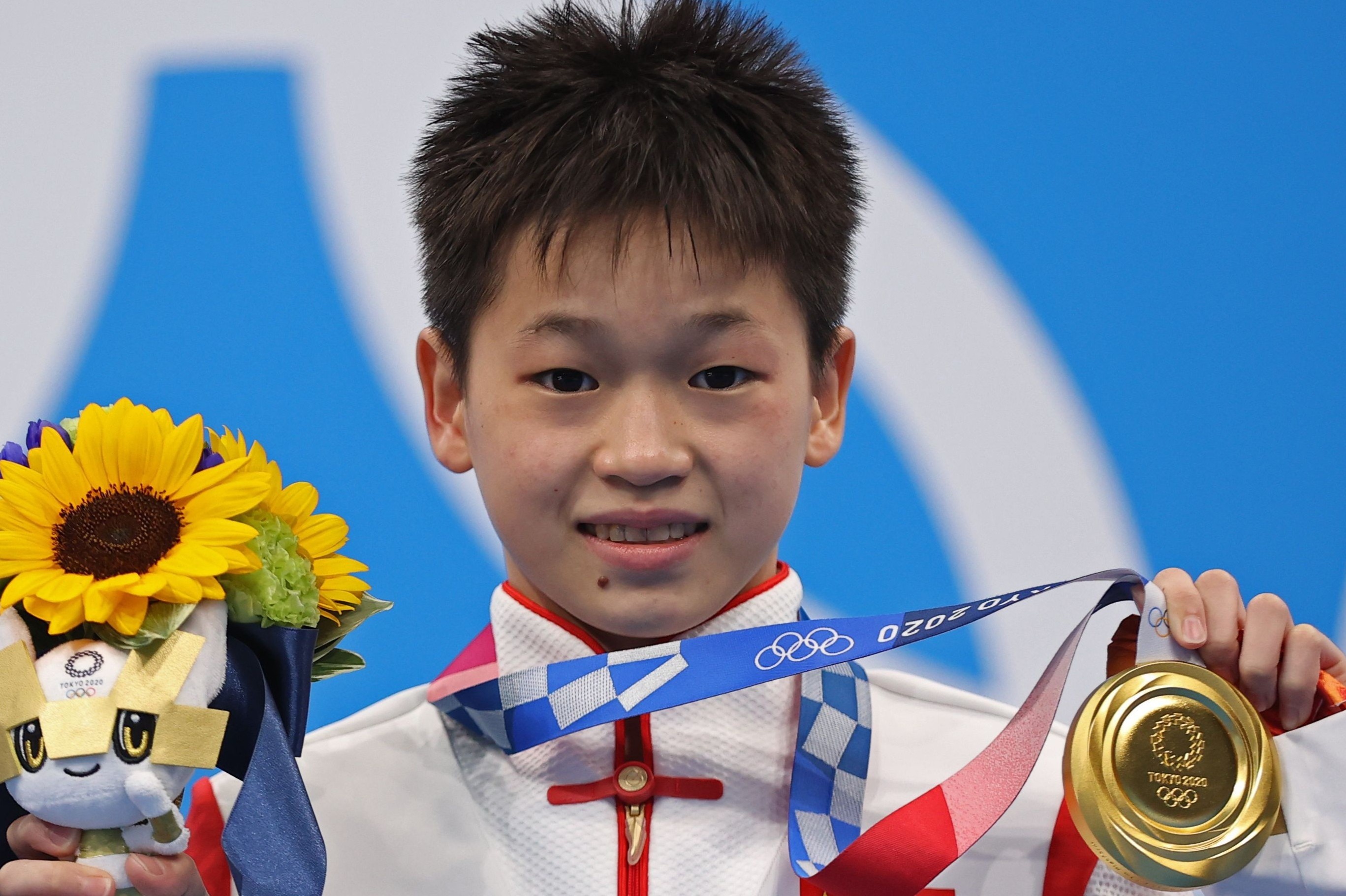 VDV tre nhat Trung Quoc o Olympic Tokyo gianh HCV hinh anh