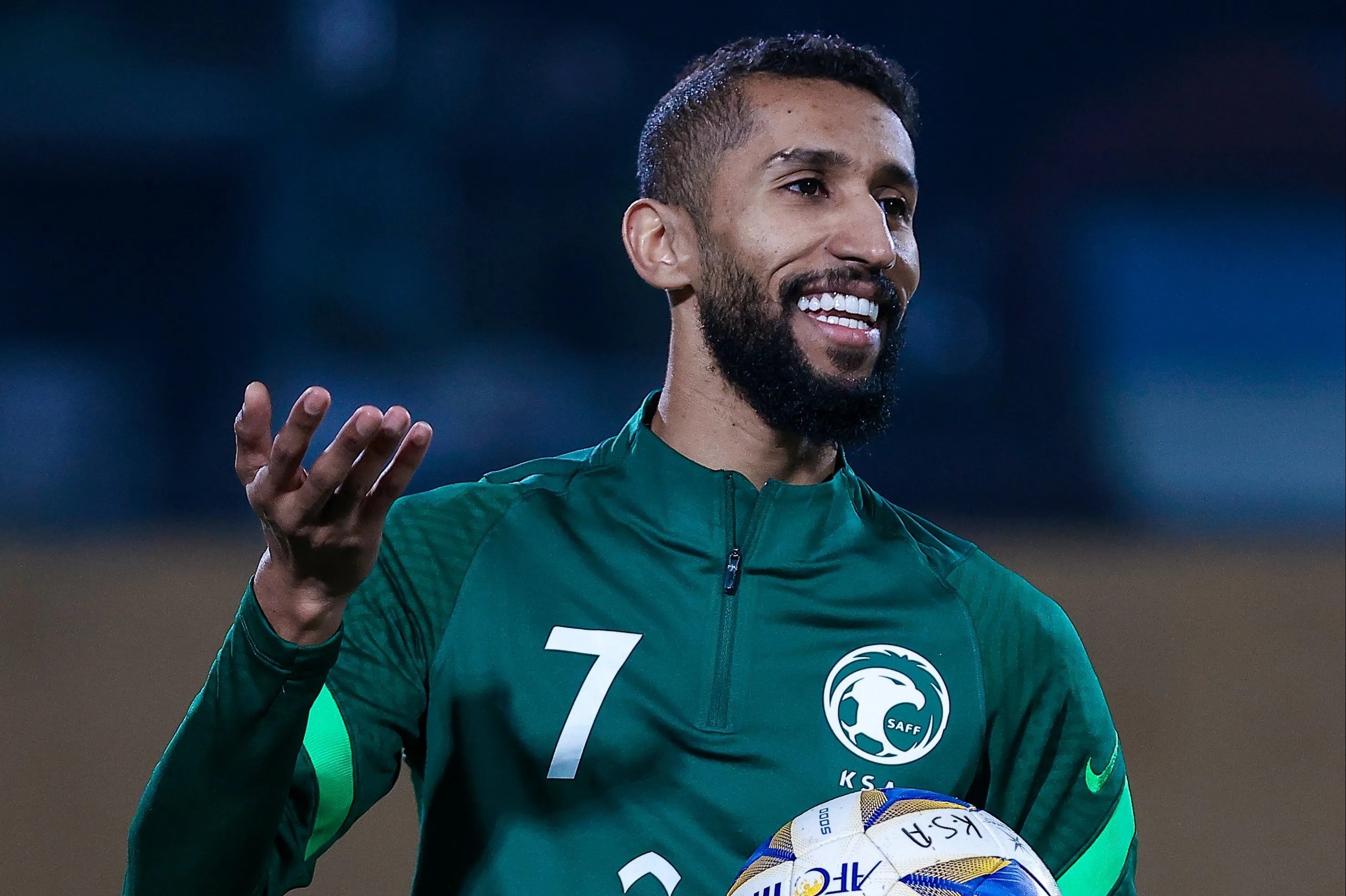 Buoi tap dau tien cua tuyen Saudi Arabia tai Ha Noi hinh anh