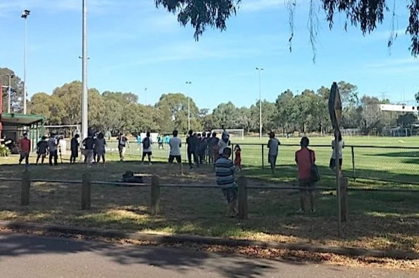 Nguoi ham mo di xem buoi tap cua tuyen Viet Nam o Australia hinh anh