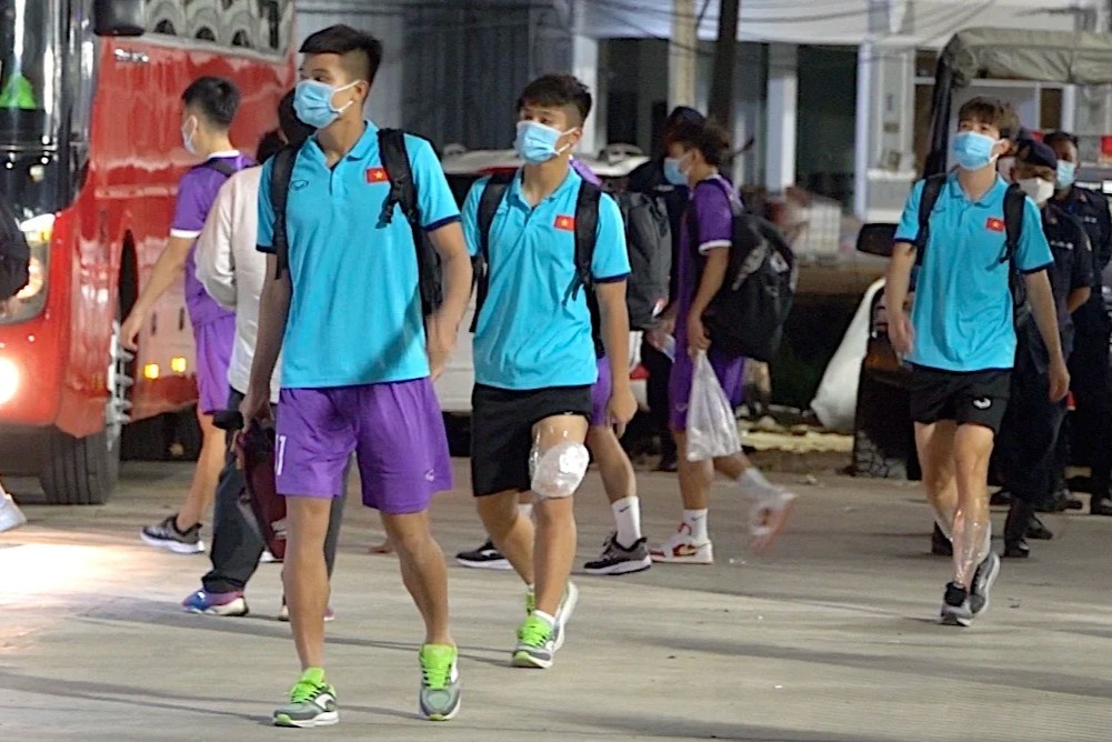 Nhieu cau thu U23 Viet Nam phai chuom da sau tran thang Thai Lan hinh anh