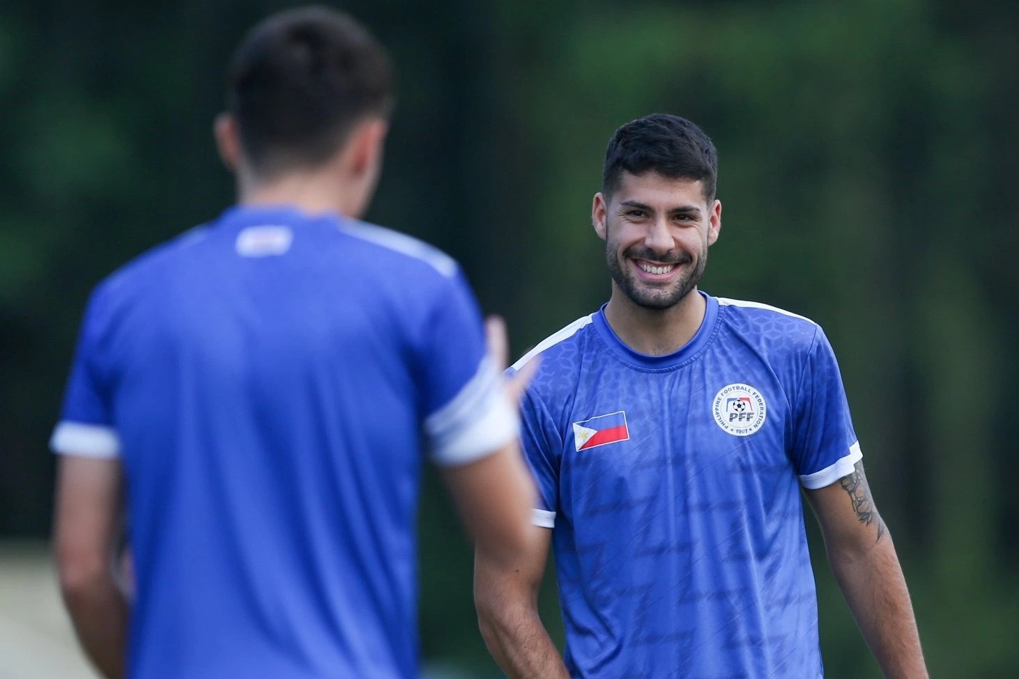 Doi Philippines mo nhac trong buoi tap truoc tran gap U23 Viet Nam hinh anh