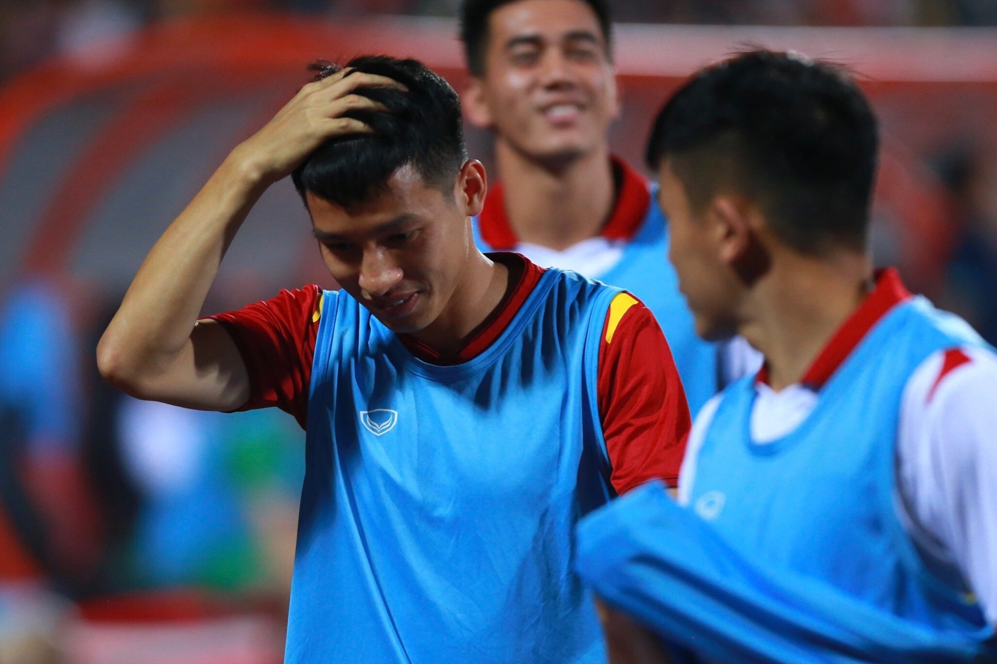 Hung Dung khac biet tren ghe du bi U23 Viet Nam o tran gap Timor Leste hinh anh