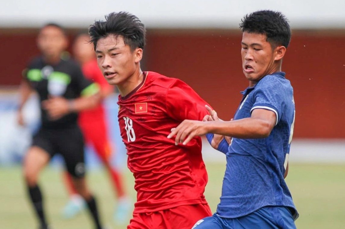 Thang Thai Lan, Viet Nam vao chung ket U16 Dong Nam A 2022 hinh anh