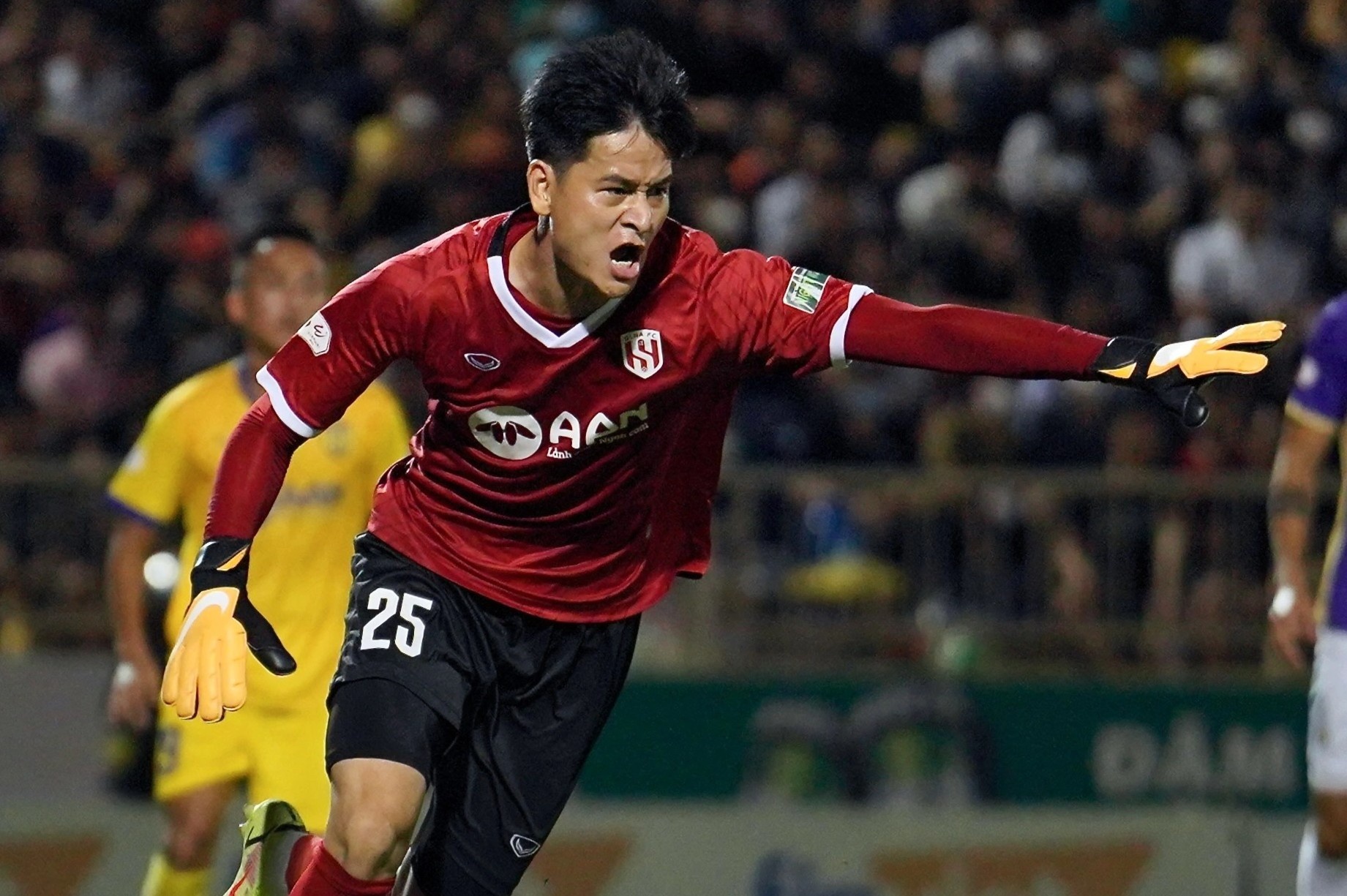 CLB Ha Noi lu mo truoc nguoi hung tham lang cua SLNA hinh anh