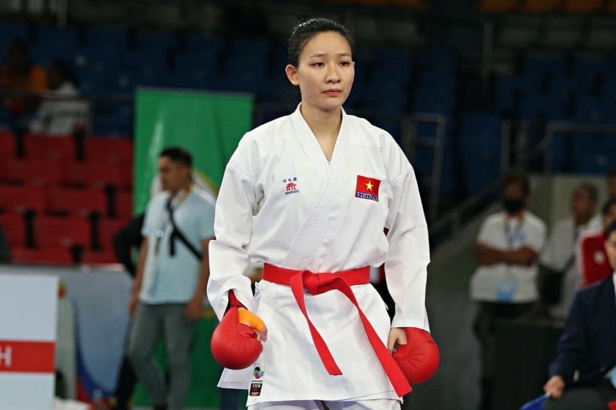 Viet Nam ap dao Thai Lan o giai karate Dong Nam A hinh anh