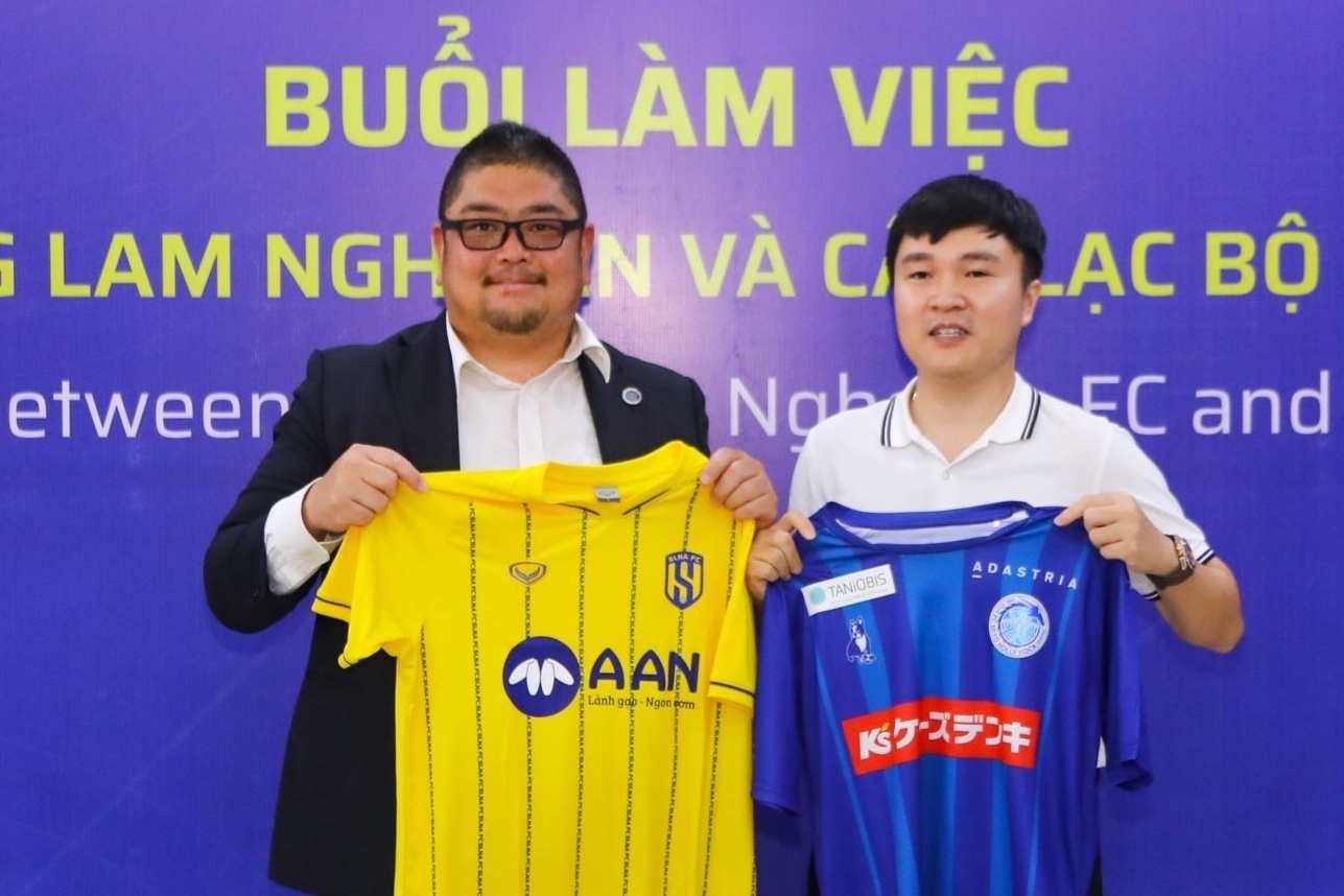 SLNA co the gui cau thu sang Nhat Ban hinh anh