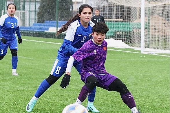 Ban thua cua U20 nu Viet Nam truoc Uzbekistan hinh anh